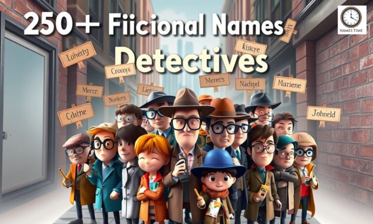 250+Fictional Names For Detectives