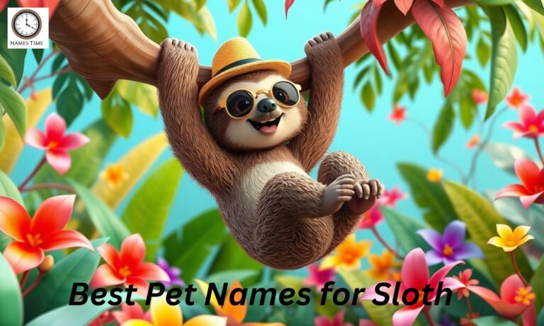 Best Pet Names for Sloth