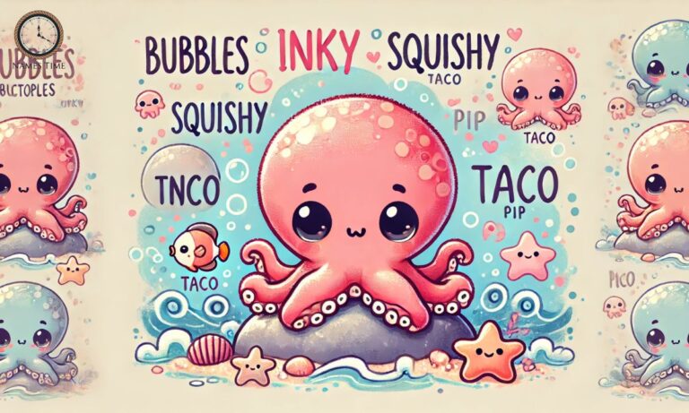 Cute Pet Names for Octopus