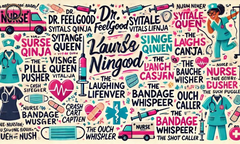 Hilarious Nurse Nicknames for Medical Heroes