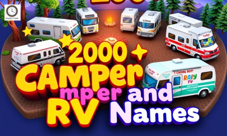 200+ Camper and RV Names Catchy, Funny Ideas