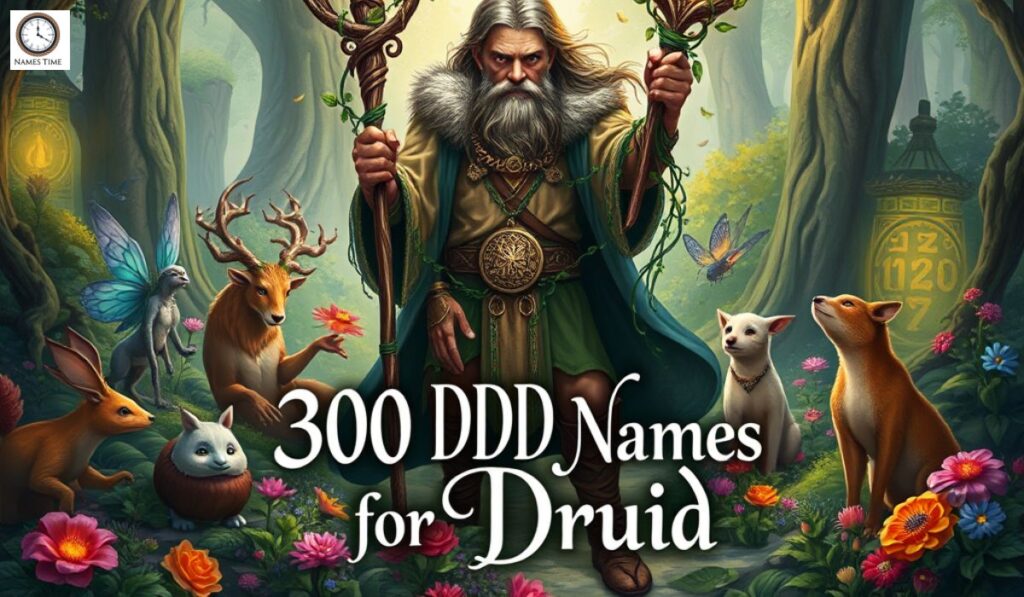 300 DND Names for Druid