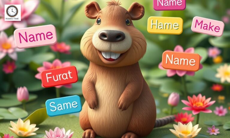 Cute Names for Capybara