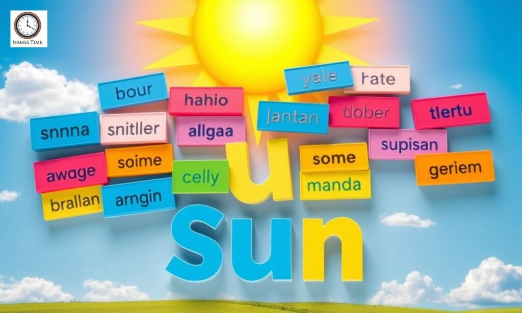 Gender-Neutral Names Meaning Sun