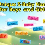 Unique 5-Letter Baby Names for Boys and Girls