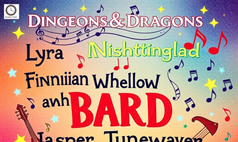 DnD Names for Bard